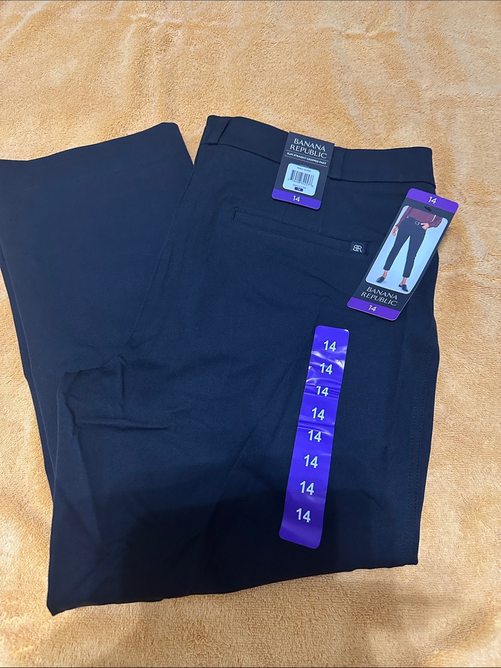 Banana Republic Black Ankle Crop Pants